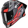 noir-rouge-argent - SCORPION Casque EXO-R1 EVO II AIR ADRENALINE