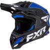 bleu blanc - FXR Casque Cross Helium