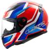 blanc/bleu/rouge - LS2 Casque FF353 RAPID II FLITZ
