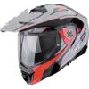 gris-rouge - SCORPION Casque crossover ADX-2 KAMPS