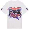 blanc/corail/violet - FOX Tee-shirt HC94 195 ORIGINAL