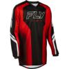 noir/rouge/blanc - FLY Maillot Cross Youth F-16 Raze
