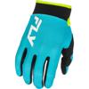 vert d'eau/noir/blanc - FLY Gants cross F-16