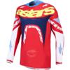 rouge/blanc/jaune/bleu - ALPINESTARS Maillot Cross Supertech Dyna
