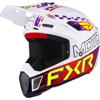 blanc violet rouge - FXR Casque Cross Clutch Race