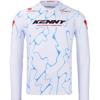 blanc/bleu/rouge - KENNY Maillot cross PERFORMANCE WAVE