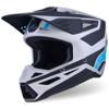 argent/bleu/noir - ALPINESTARS Casque cross SUPERTECH SM3 HEAT