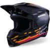noir/multicolore - ALPINESTARS Casque cross SUPERTECH SM3 FORCE