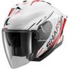 blanc rouge noir - SHARK Casque SKWAL JET CUP SPEED-TECH