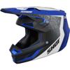 bleu mate/blanc/noir - SHOT Casque cross SPEED HYBRID