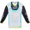 gris/noir/turquoise/jaune - TROYLEEDESIGNS Maillot Cross Se Ultra Vision