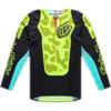 noir/jaune fluo/turquoise - TROYLEEDESIGNS Maillot Cross Se Pro Myth