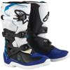 blanc/noir/bleu - ALPINESTARS Bottes cross TECH 3S KID