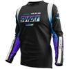 noir/blanc/violet - SHOT Maillot cross DEVO BLOCK