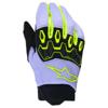 violet/jaune fluo/noir - ALPINESTARS Gants cross YOUTH & KIDS FULL BORE V2