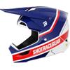 bleu/rouge/blanc - SHOT Casque cross RACE MYTHIC