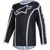 noir/gris - ALPINESTARS Maillot cross YOUTH FLUID APEX