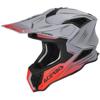 gris/rouge - ACERBIS Casque cross AIRSTRIKE-X