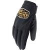 NOIR-GOLD - HELSTONS Gants VON DUTCH - STORM ETE Cuir