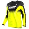 jaune/noir - SHOT Maillot Cross Draw Clash