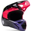 rose/noir/violet/jaune - FOX Casque cross V1 ELEVATED JUNIOR