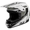 blanc/noir/gris - FLY Casque Cross Kinetic Sync