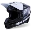 noir/blanc - ALPINESTARS Casque cross SUPERTECH SM3 RADIUM