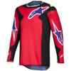 rouge/noir/violet - ALPINESTARS Maillot cross FLUID GRID