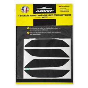MAXXE-4 Stickers réfléchissants repositionnables pour casque