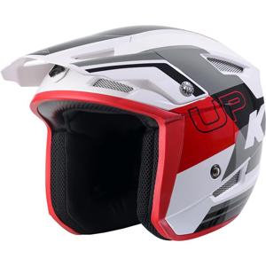 KENNY-Casque trial TRIAL UP GRAPHIC WHITE RED