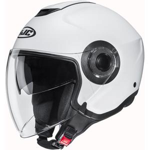HJC-Casque i40N UNI SEMI FLAT PEARL WHITE