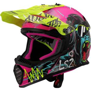 LS2-Casque cross MX437 FAST II MINI GORILLA