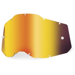 100-Ecran de masque Accuri2/Strata2/Racecraft2 mirror rouge