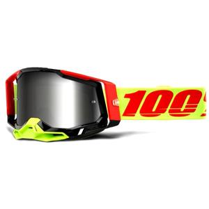 100-Masque cross RACECRAFT 2 WIZ - jaune/rouge/mirror silver