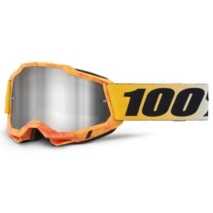 100-Masque cross ACCURI 2 Razza - jaune/orange/Mirror Silver
