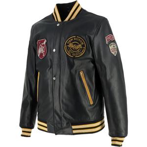 HELSTONS-Blouson COLLEGIAN CUIR VON DUTCH