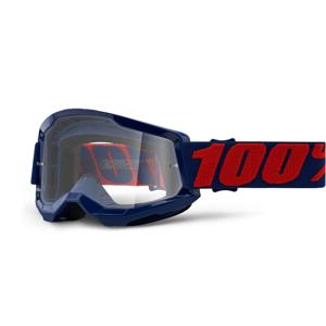 100-Masque cross STRATA 2 MASEGO bleu/rouge