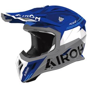 AIROH-Casque cross AVIATOR ACE 2 FURY BLUE GLOSS