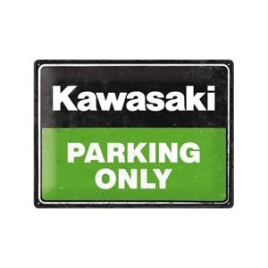 NOSTALGICART-PANNEAU KAWASAKI PARKING ONLY