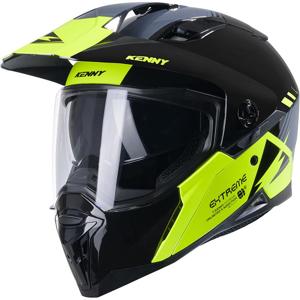 KENNY-Casque crossover EXTREME GRAPHIC NEON YELLOW