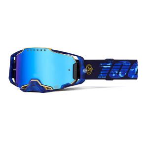 100-Masque Cross Armega Le Bruni Signature Navy Blue/Gold