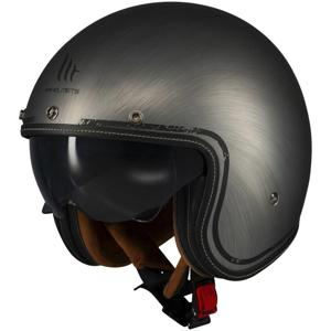 MTHELMET-Casque LE MANS 2 SV S SCRATCHED CHROME A2 MATT
