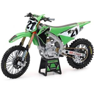 NEWRAY-Réplique Moto Kawasaki 450 KX J. ANDERSON - Echelle 1/12°