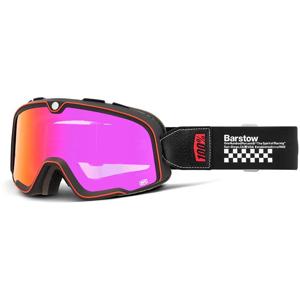 100-Masque cross BARSTOW Erban - Ecran Mirror Dark Rouge