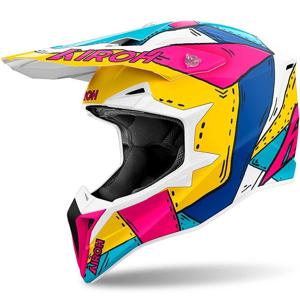 AIROH-Casque cross WRAAAP MUSIC