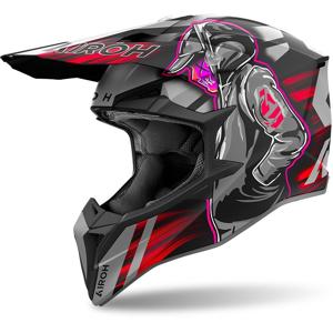 AIROH-Casque cross WRAAAP CYBER