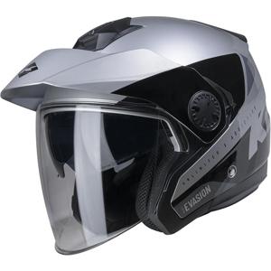 KENNY-Casque quad EVASION GRAPHIC SILVER BLACK