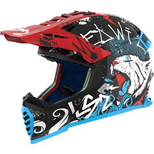 LS2-Casque cross MX437 FAST II MINI STARMAW