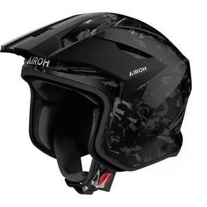 AIROH-Casque trial TRR II CARBON GLOSS