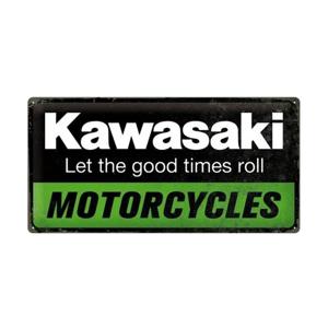 NOSTALGICART-PANNEAU KAWASAKI GENUINE